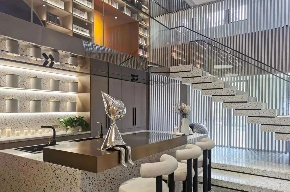 Terrazzo Stone Worktops in Lobby