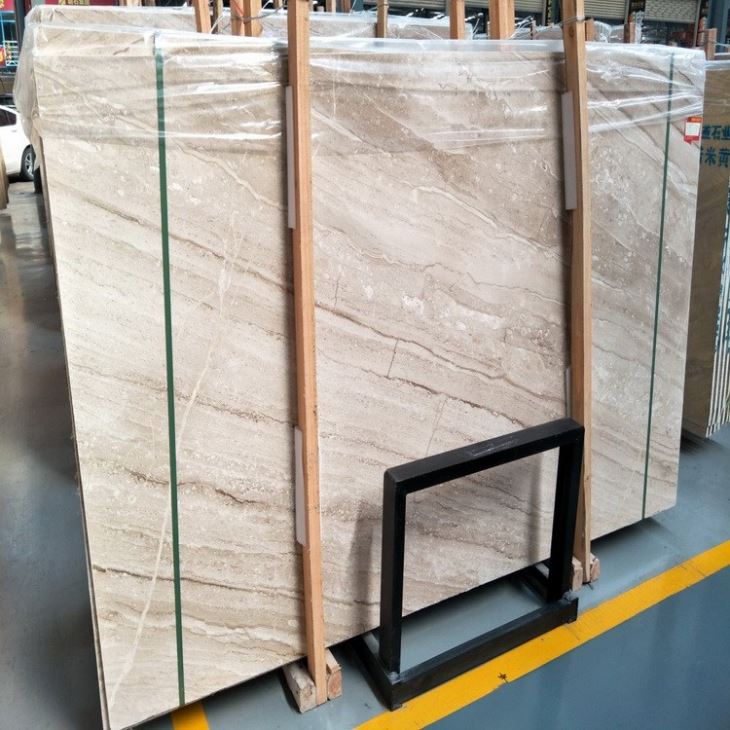 beige marble slab