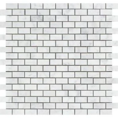 Teils Mosaig Gwyn Carrara