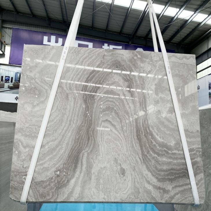 white wooden marble slab