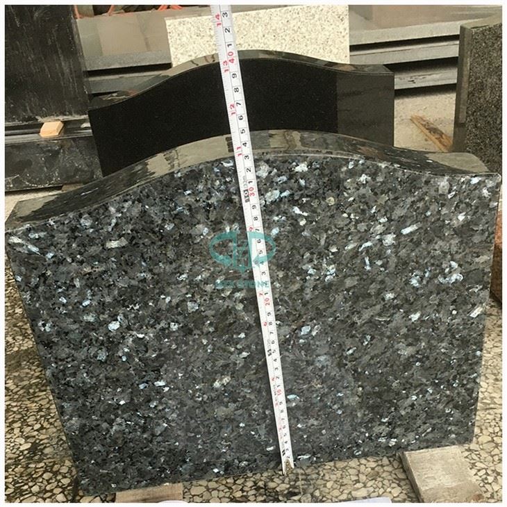 Blue Pearl Granite Color Headstone
