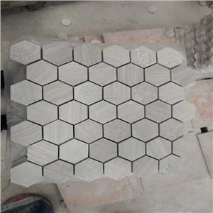 Teils Mosaig Marmor Serpeggiante Gwyn Pren